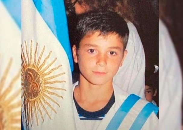 Julián Álvarez la última vez que Italia jugó un Mundial