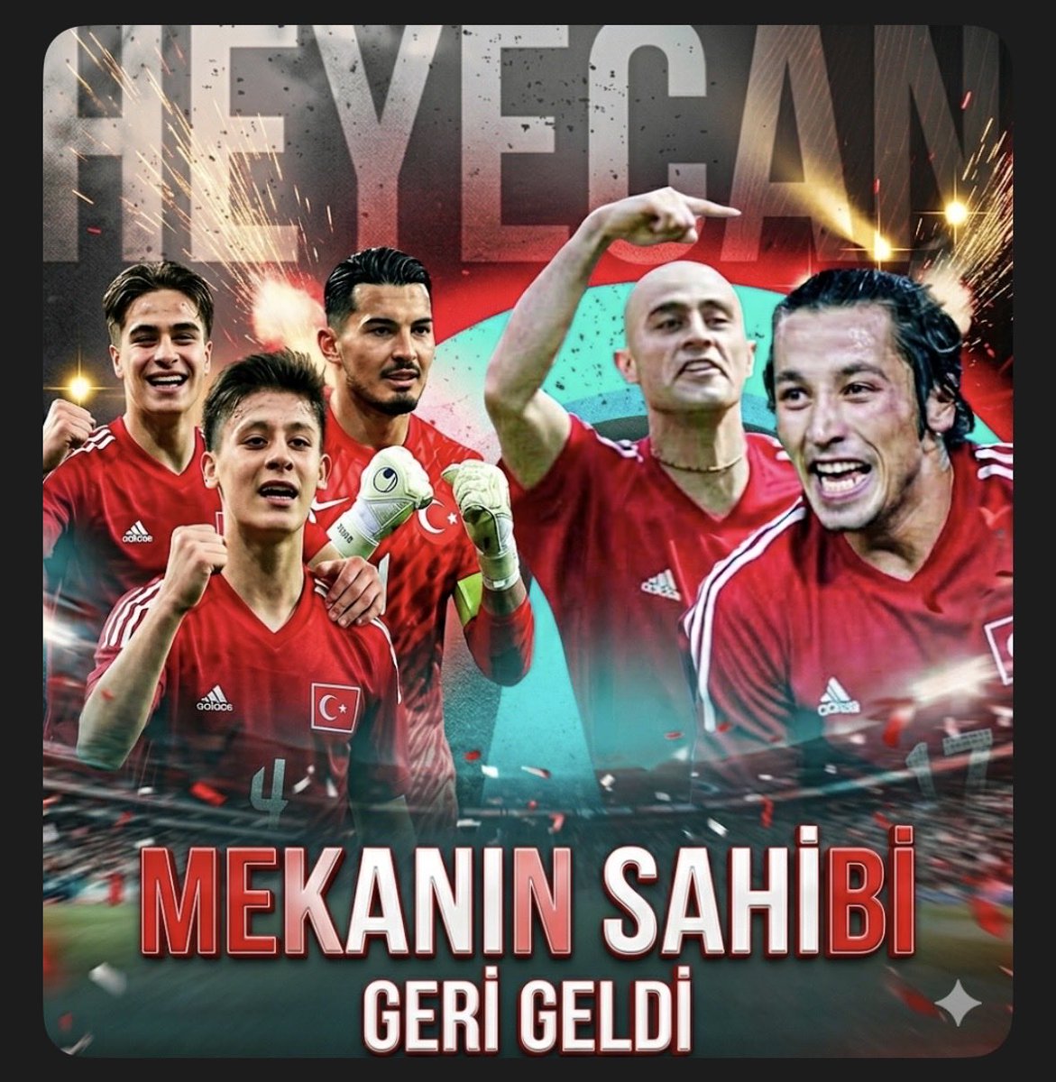 Yeni gelmedik 
Geri geldik 
 #KOSvTUR #millitakım #millitakımlar 
BEKLE BİZİ AMERİKA