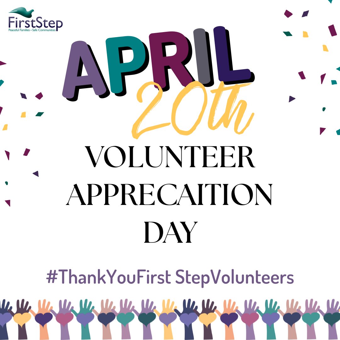 FirstStepPeace1's tweet image. 💜🎉 Happy Volunteer Appreciation Day! 🎉💜
Today we celebrate YOU, our amazing volunteers! 🌟 Your generosity, time, and heart make our community shine brighter every day. 🙌Thank you for all that you do! 💜
#VolunteerAppreciationDay #ThankYouVolunteers #CommunityHeroes