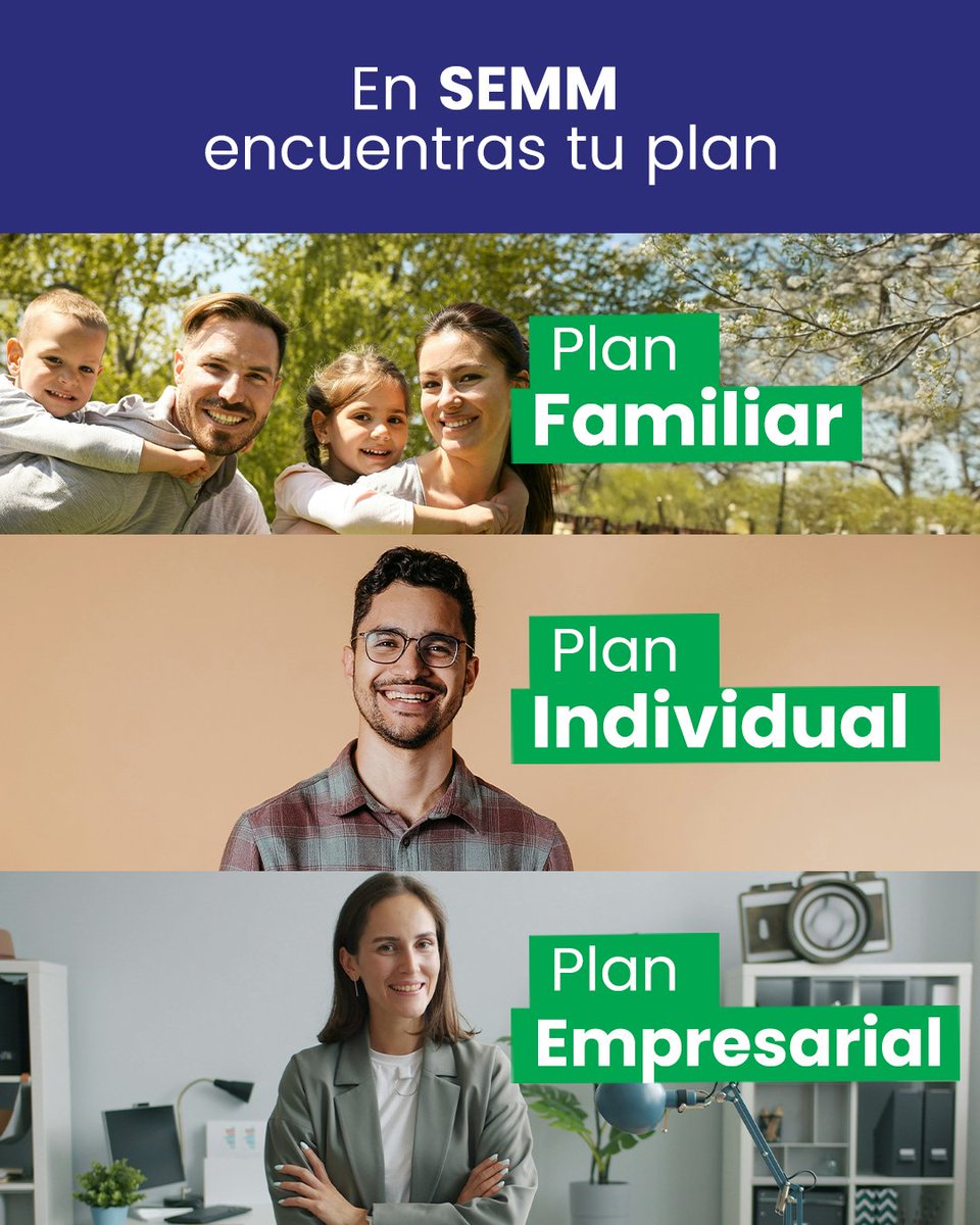 No todos necesitamos lo mismo… pero todos merecemos estar protegidos 💙
En SEMM tenemos un plan pensado para cada estilo de vida:
Individual, empresarial o desde la comodidad de tu hogar.
Porque tu tranquilidad no es negociable. 📞 Afíliate hoy. 366-0122 | WhatsApp 6618-4122