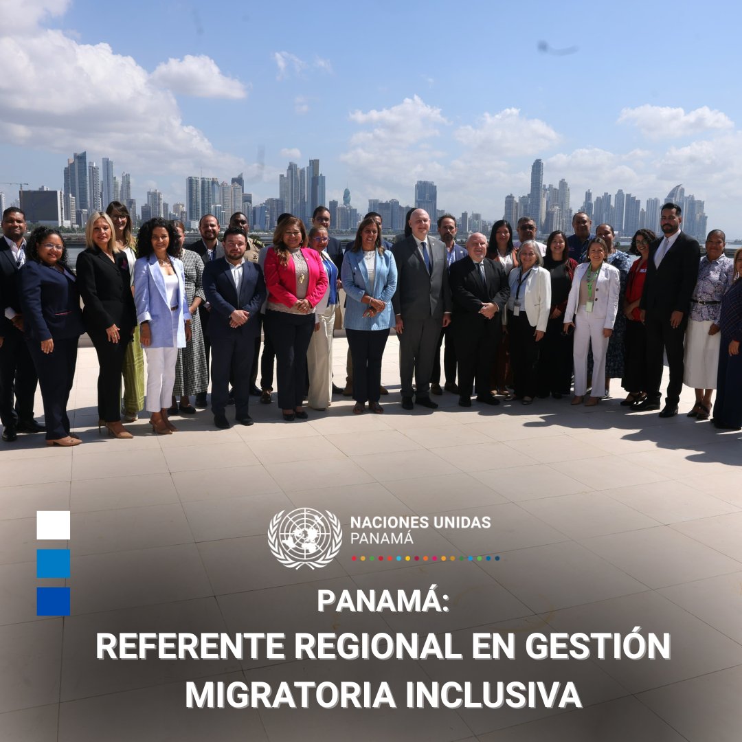ONUPanama's tweet photo. De la consulta a la acción: un proceso de país que posiciona a Panamá como referente regional en gobernanza migratoria.

Avanzar juntos es clave para una migración segura, ordenada y digna. https://t.co/k9Q5VhRD8A