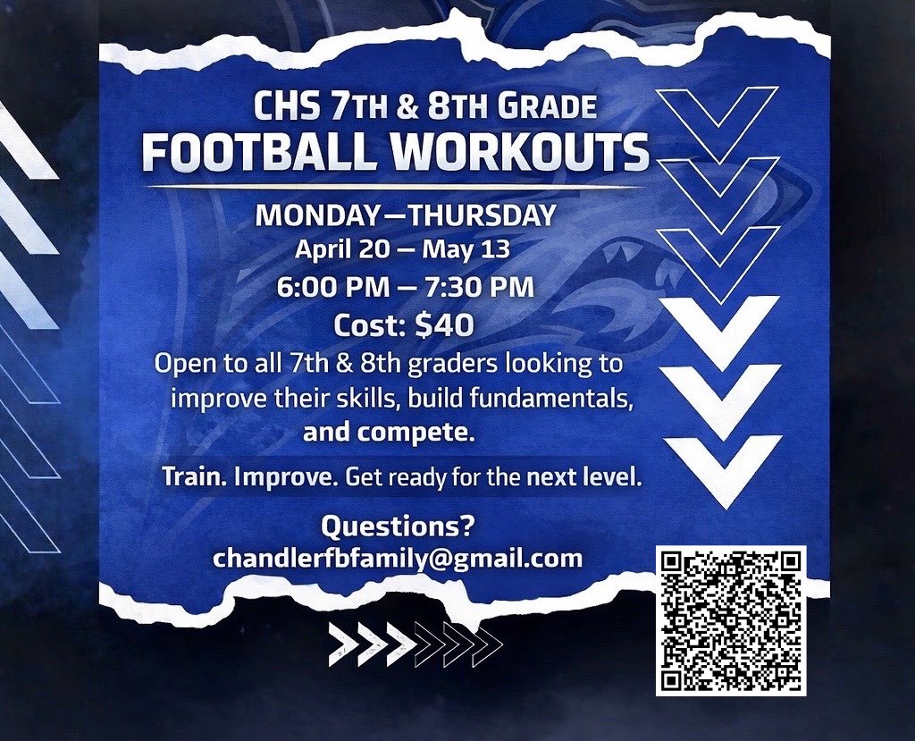 Chandler High Football tweet media