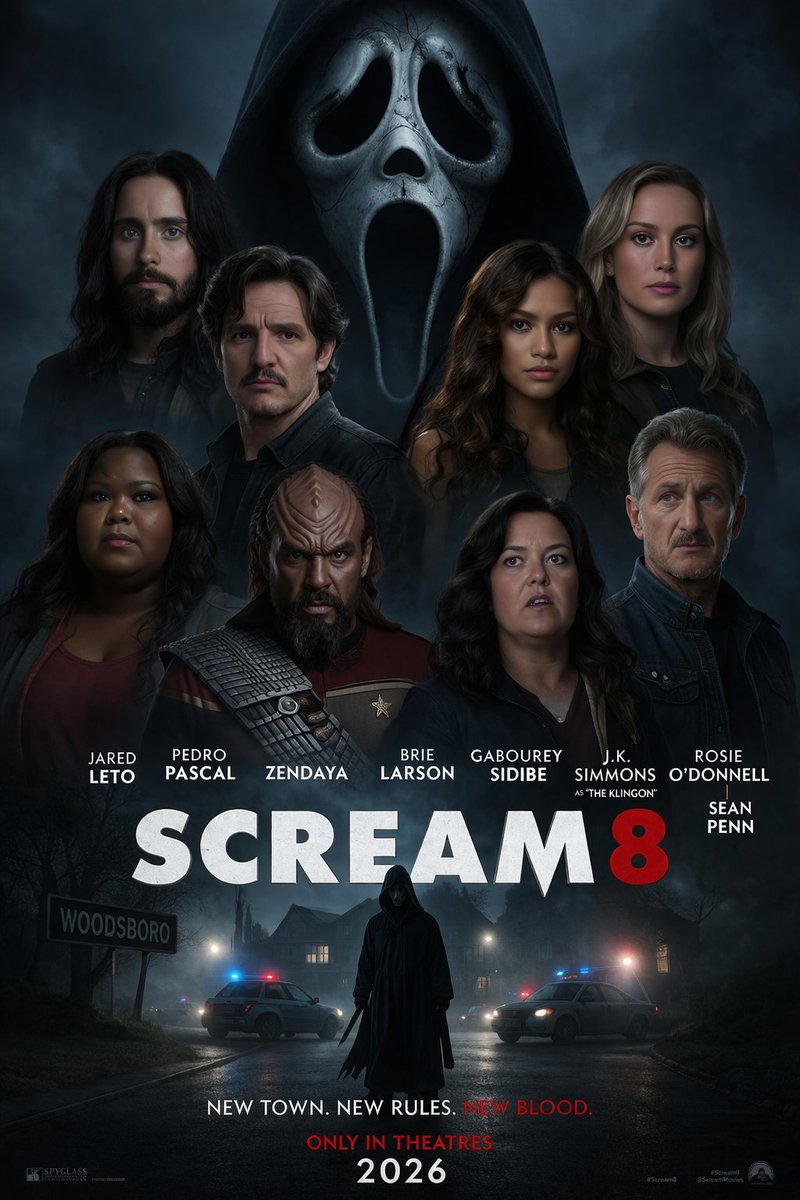 MagicManChuck's tweet image. Scream 8 poster