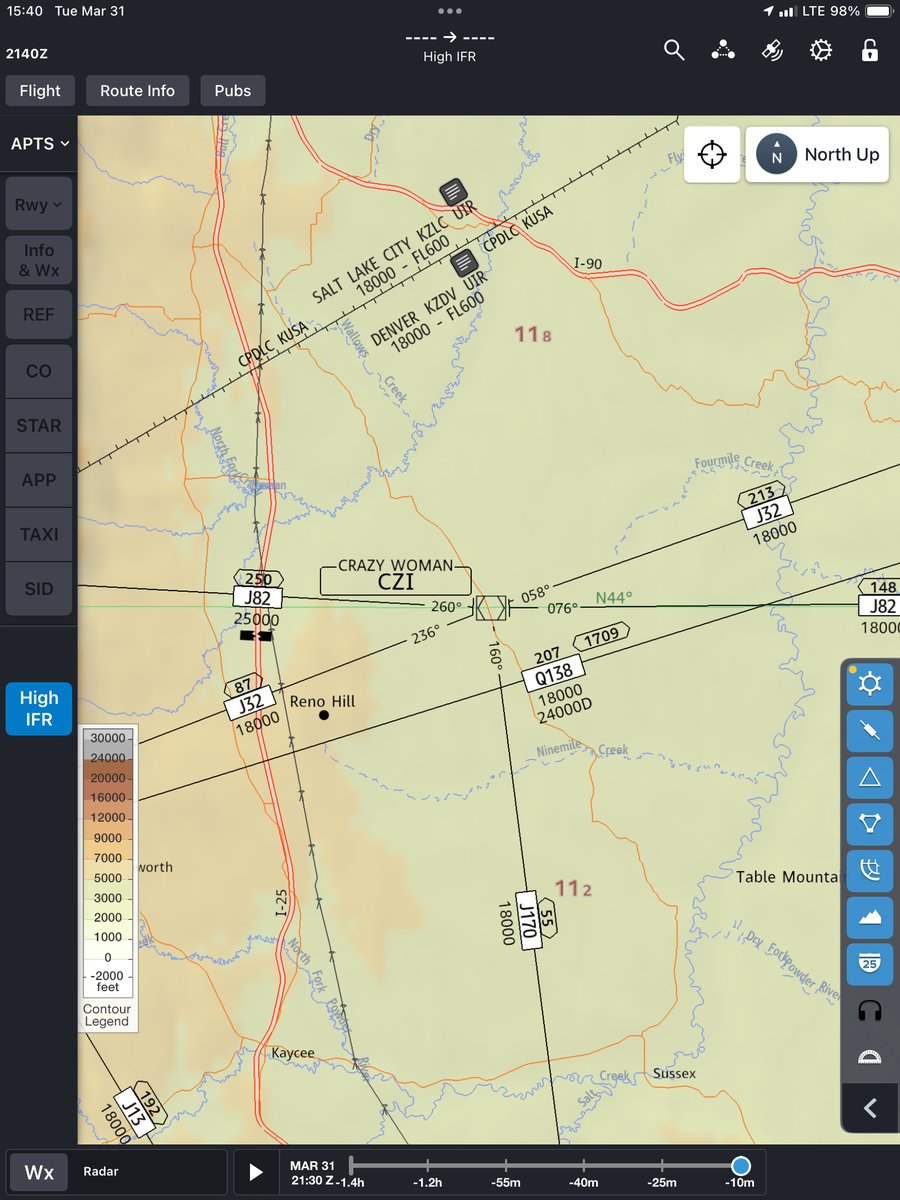 (  ºωº ) 米国には、Crazy Woman VOR という (( えぇ… FAA…なんでそんな名前付けたん？…ポリコレ的にも大丈夫？)) と心配したくなる名前がついた VOR（無線航法施設）があります

#エイプリルフールだし航空業界ウソかホントかわからないことを言おう