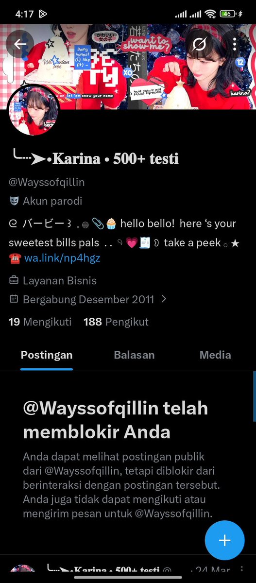 rowmantic_'s tweet photo. Oiya aku juga udah di blok di akun dia yg waktu itu aku dm dan wa-nya yg waktu itu juga udah hilang

Tapi ini no dia yg baru, yg tertera di bio-nya 6283125850117 , +62 831-2585-0117 , 0831-2585-0117 , 083125850117 

Dia juga jadi ba gestun dan convert gitu guys, hati-hati yaa https://t.co/nPH4QmIql4