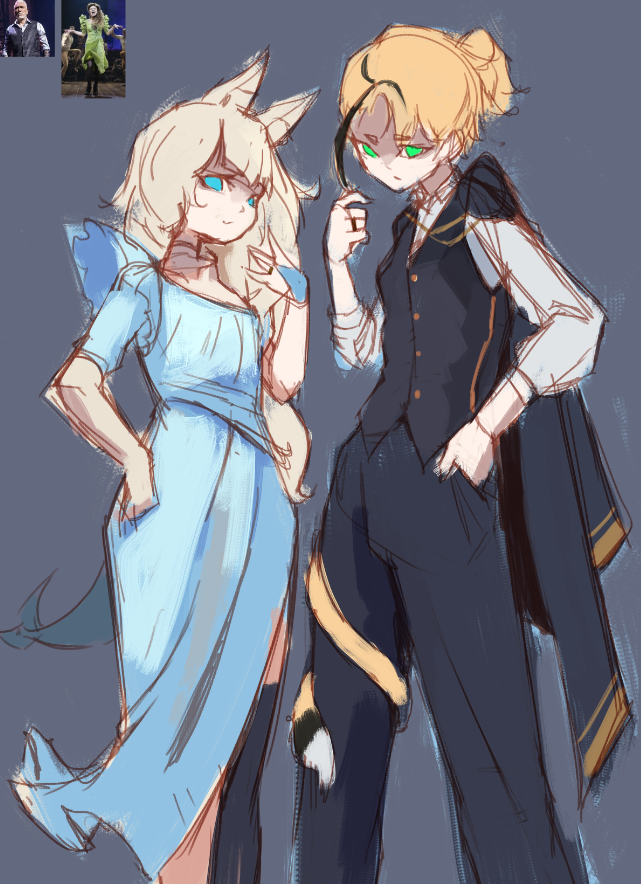 rough wip... 
currently digging myself deeper into Hadestown...