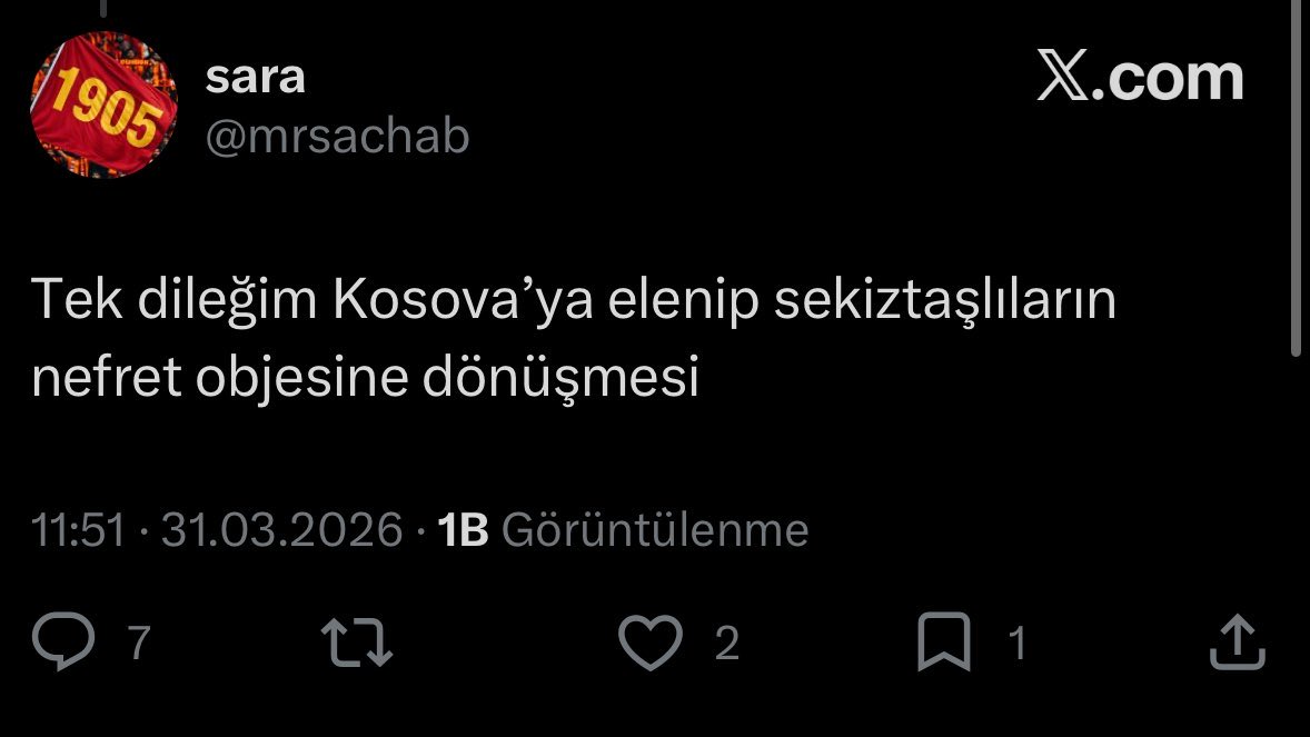 Allahım şu vatan hainlerini sevindirmedin ya… Helal olsun Orkun kaptan sadece Kosova’ya saplamadın  #KOSvTUR