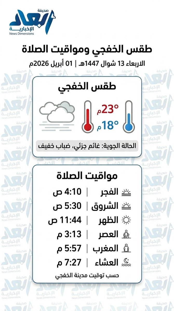 أبعاد الخفجي tweet media