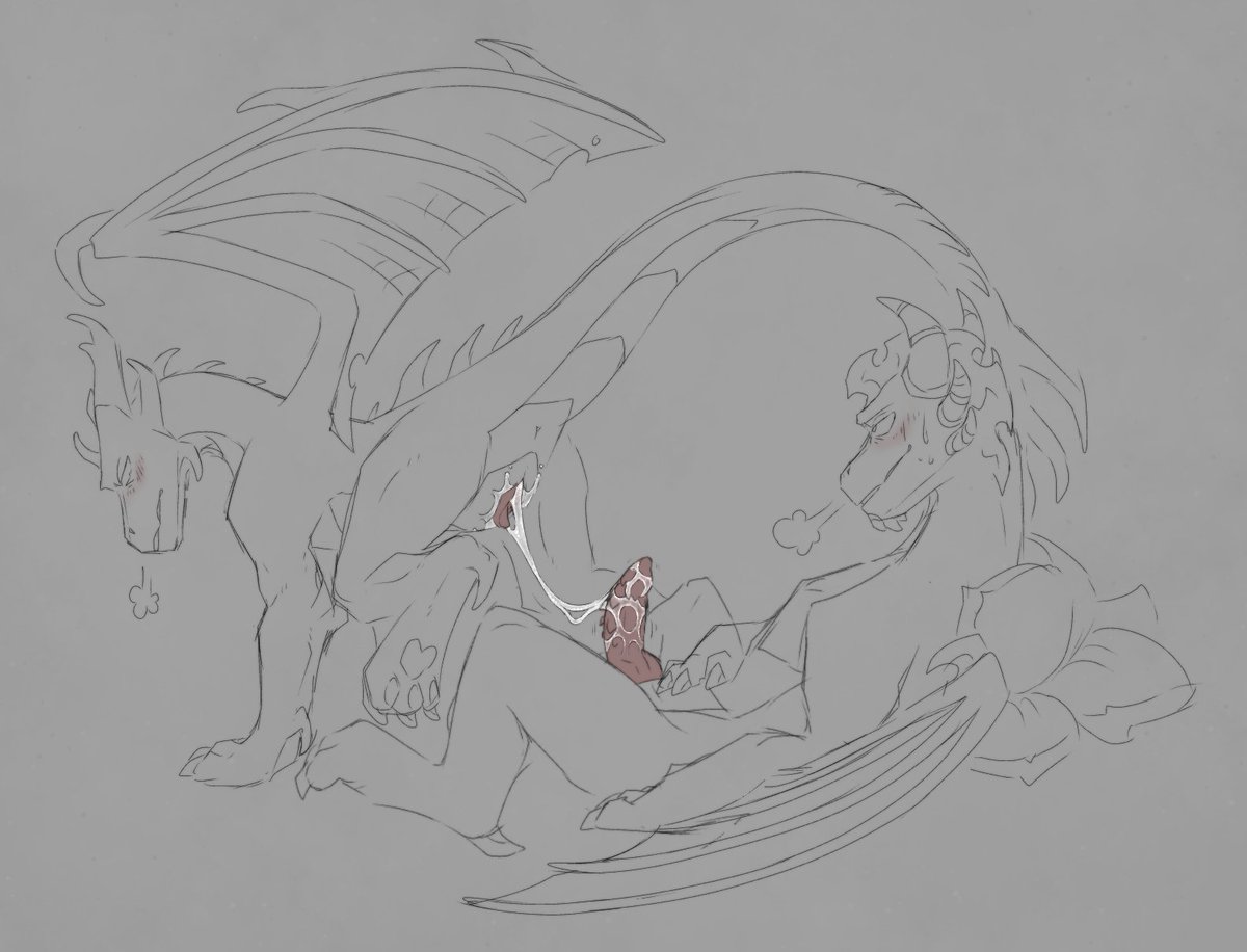 veryfruitydrake's tweet photo. More art of the wives with Pyros :] https://t.co/TMH5AI1Py6