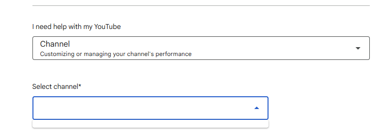 TheLifeOutline's tweet photo. @TeamYouTube I literally cannot select my channel to request help. Please email me personally or give  me an email  to email you guys. I am owed  a lot of money. https://t.co/IbGptpqWJJ
