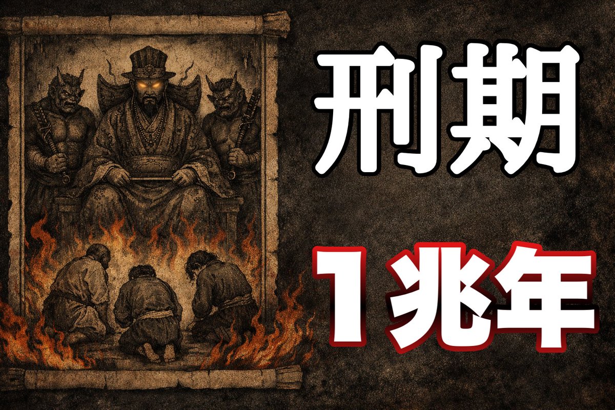 taityougame's tweet photo. あなたの罪は何層目？八大地獄・全8種を仏教典から完全解説【死後の世界】
https://t.co/rBnHzJXllt https://t.co/q3jDIkKWvV
