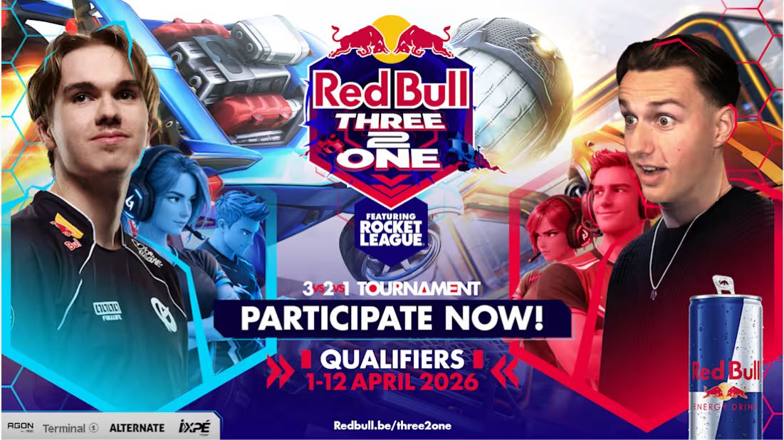 LanArea5's tweet photo. @RedBullBe  lance un tournoi unique de #rocketleague  : Red Bull three 2 one ! 

A lire ici 👉 https://t.co/4CTE4FiezQ https://t.co/yu1gCMf54L