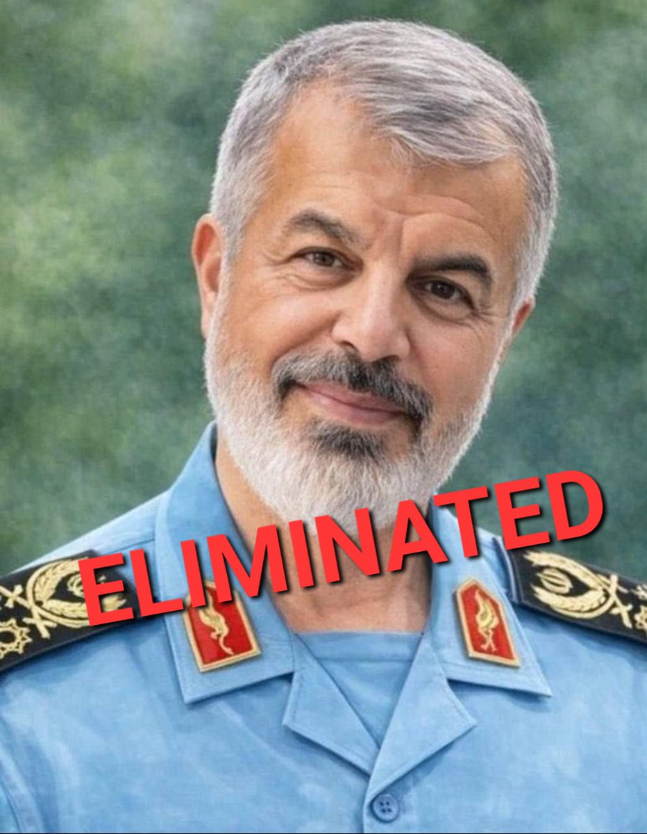 Marianasoux's tweet image. Generaal-majoor Jamshid Eshaqi, de man die verantwoordelijk is voor de begroting en financiën van de generale staf van de Iraanse strijdkrachten, is geëlimineerd. 

Hij ws een belangrijke speler bij het omzeilen van olie-sancties en het financieren van het raketprogramma van Iran