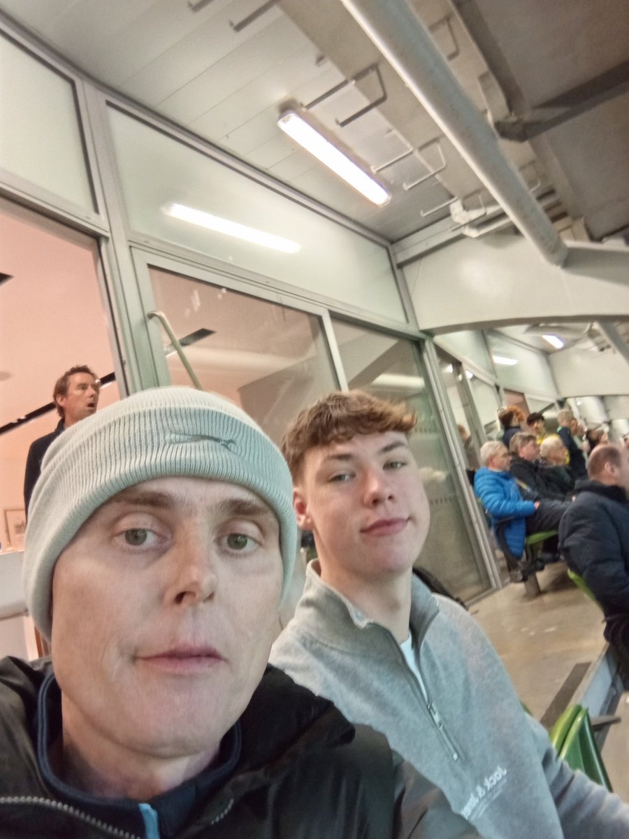 AMLaCassePhoto's tweet photo. Had such a good night lads the phone didn't leave my pocket. I can't thank @SkyIreland enough. 
Was the only pic I managed, and our view of the pitch.
#COYBIG https://t.co/LFjtCpvA1K