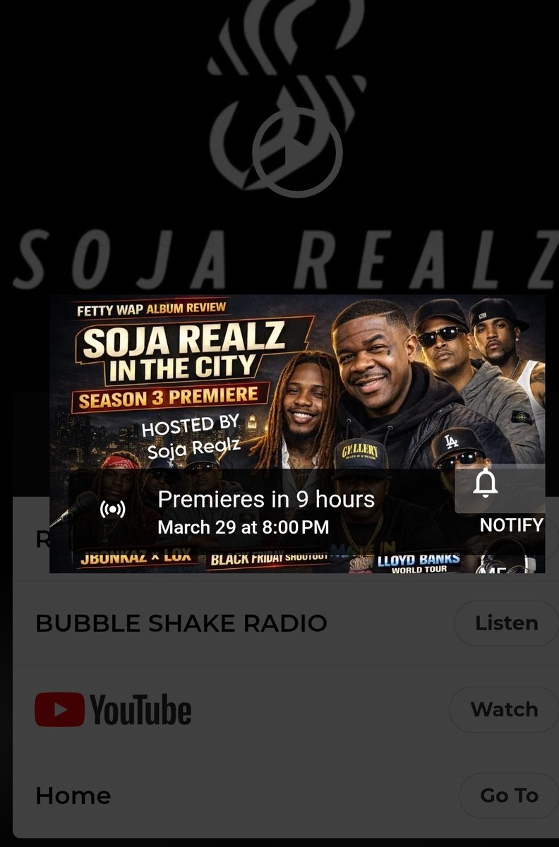 SIGN UP TO SOJA REALZ SELECT tweet media