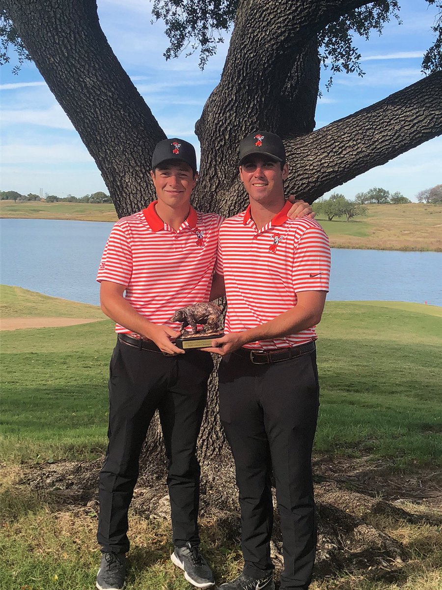Before today, the last time the Pokes had co-medalists? These two guys at the 2018 Royal Oaks Intercollegiate. 

#GoPokes | #golfschool