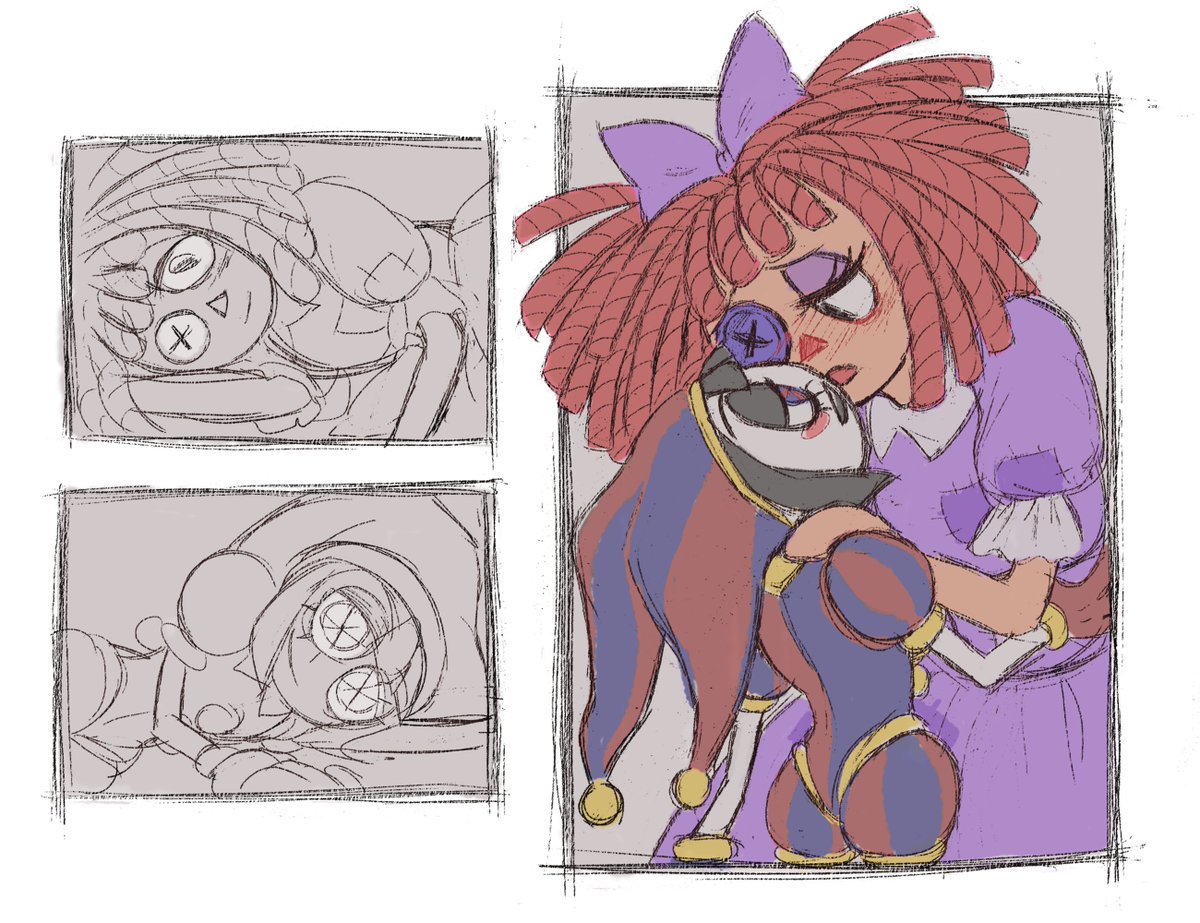 Yuri time 🌹 #jesterdoll #ragapom #tadc