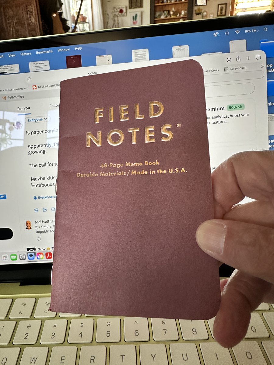 Handouts's tweet photo. Are paper, pens and chalk coming back? 

Apparently, the reaction against tech in #education is growing.

The call for textbooks instead of iPads is intensifying.

Maybe kids will be using small 
notebooks instead of iPhones or loose leaf binders. 

#writing #reading #learning https://t.co/ysBvm7pv5m