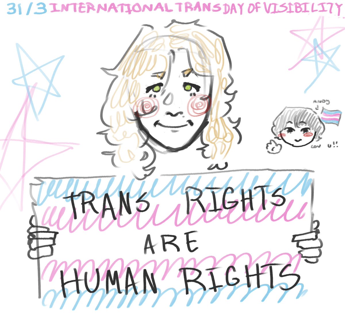 maccaswifee's tweet image. #trans #rights  ...
 @andynlennon 💓💙🤍💙💓