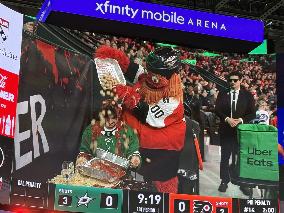 HaveGoodGetGive's tweet photo. There’s a bit at the flyers game during the player intros, every one screams “sucks” after each players name is said.  But they probably don’t chant Ottawa Sucks the whole game when the senators are in town.   It’s possible they still go with “Dallas sucks” at that game too! https://t.co/XIlDZdsJSf