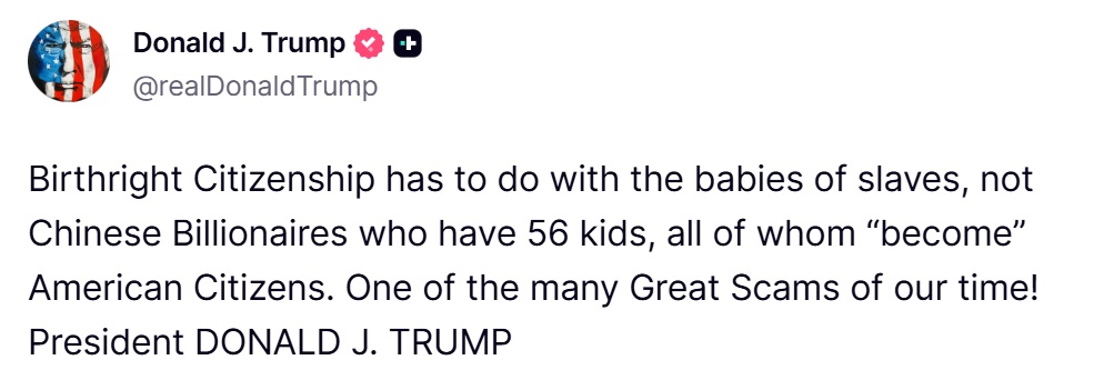 Commentary Donald J. Trump Posts From Truth Social tweet media