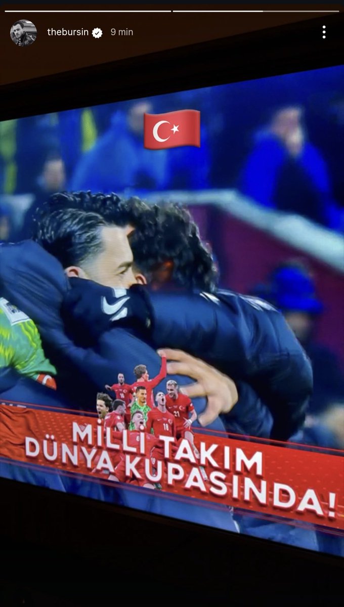 Felicitaciones a Turquia porque despues de 24 años. Bienvenidos al mundial 2026 💪🇹🇷🥳

Türkiye'yi 24 yıl aradan sonra bu başarıdan dolayı tebrik ediyoruz. 2026 Dünya Kupası'na hoş geldiniz 💪🇹🇷🥳

<a href="/KeremBursin/">Kerem Bürsin (Mavi Tik ;)</a>
#KeremBürsin