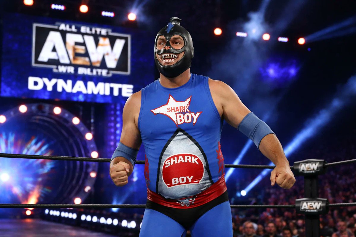 WresrtlingJDX's tweet photo. #Sharkboy Will be on @AEW  #AEWDynamite and that's not a prediction, That's a #Spoilers https://t.co/Sbtx4eLXOr