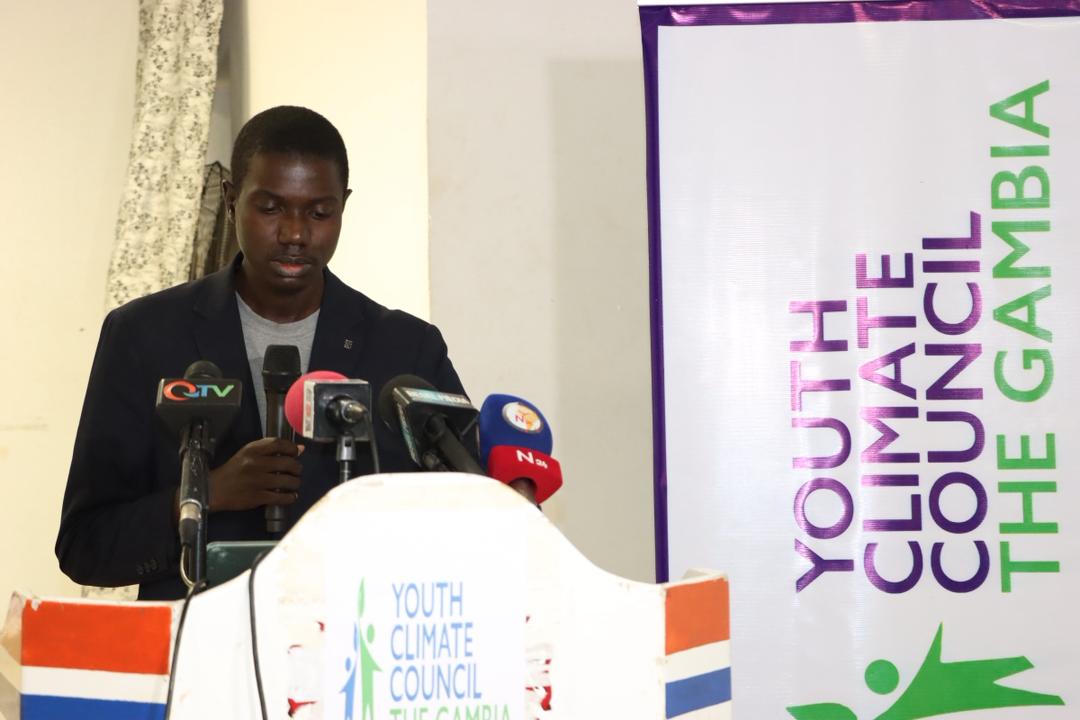 modoulamingass1's tweet photo. Youth Climate Council Gambia Launched 📷
A New Chapter in the Youth Participation of Climate Policy and Governance

Honored to Delivered a Statement as Country Coordinator of @YCCGAlliance 🇬🇲

#YCCGambia I #YCCGA I #ClimateAction I #Environment https://t.co/RwQ2ZDMu1u