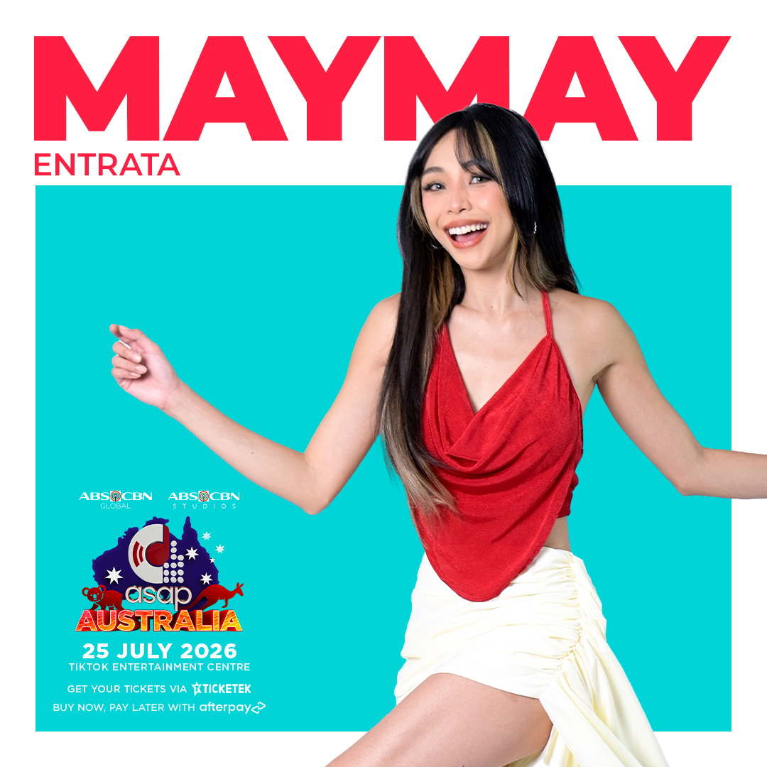 Makipagsabayan sa energy na dala ng New Gen Total Performer, Maymay on ASAP Australia! 💃

PLAN AHEAD! BUY 3, GET 1 FREE on GOLD and SILVER tickets only!
All four tickets must be the same ticket level! ✨

#ASAPAustralia2026 #Maymay