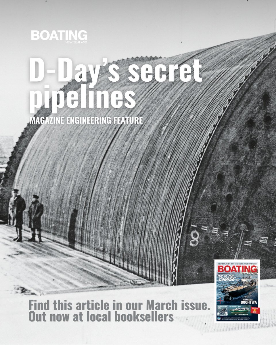 boating_nz's tweet image. D Day wasn’t just the landings. Pluto pipelines secretly fuelled the invasion across the Channel.

Read the full story in our April issue. Subscribe: ap1.hubs.ly/y0K4yB0

#BoatingNZ #DDay #MaritimeHistory #NavalHistory