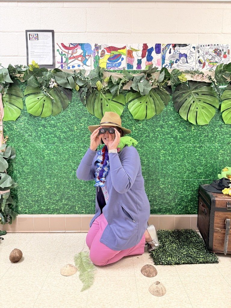 RipleyCSD's tweet photo. Nim's Island Night is underway! Come on down to the island for an hour of tropical fun from 6:00-7:00 this evening! https://t.co/caNyb2dboq