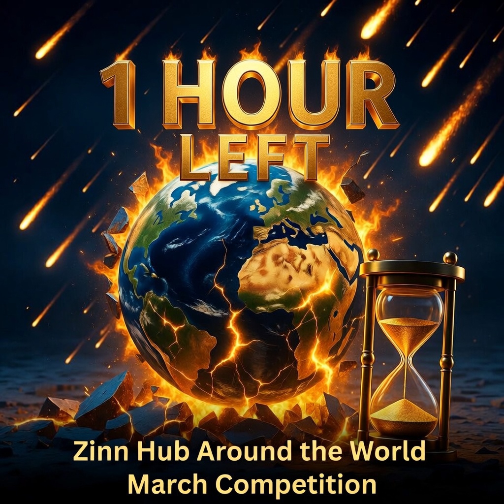 zinnhub's tweet photo. 1 HOUR LEFT! ❤️‍🔥
Last chance to get your entry in. 

#ZinnHub #ZinnHubAroundTheWorld #ZinnHubCreative  #ZinnHubCommunity #FinalHour https://t.co/vUGvHT3lDW
