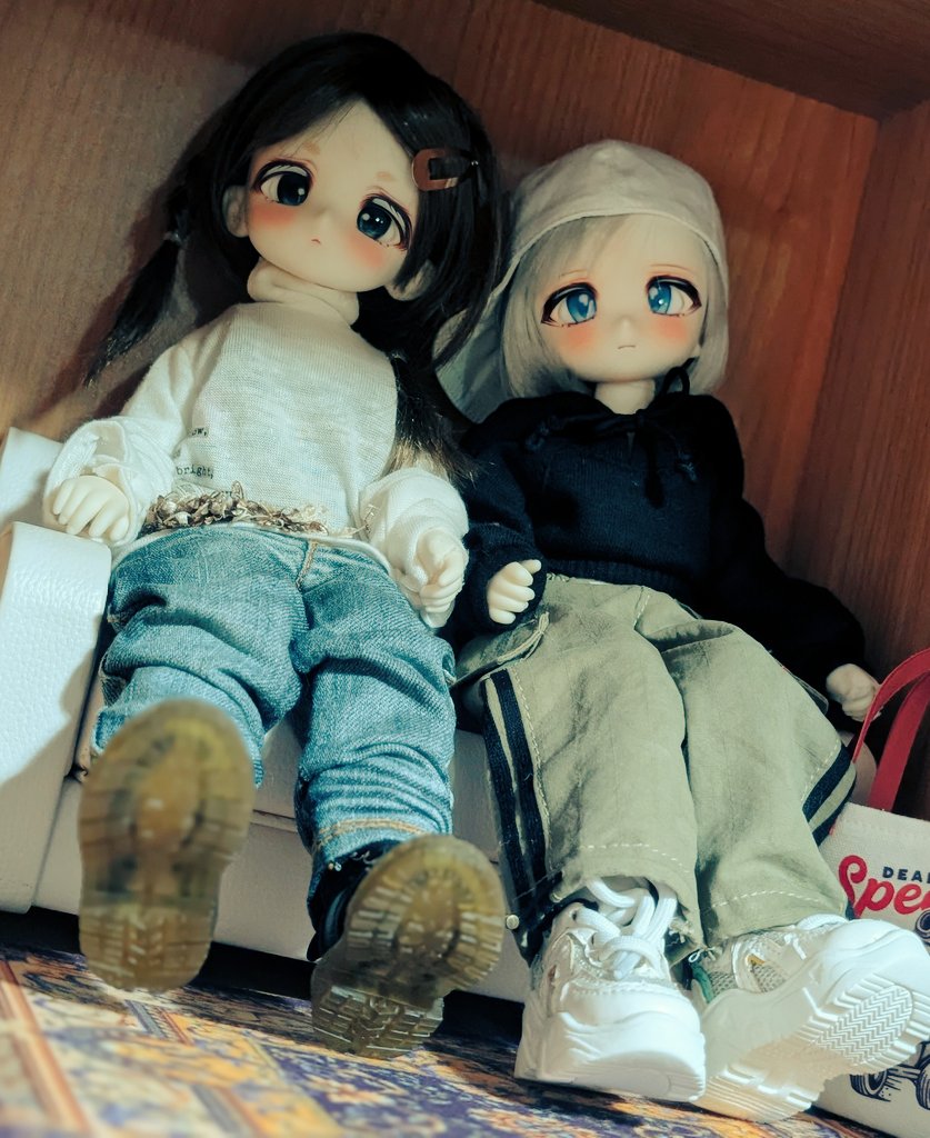 おはようございます🌱
　#あなたの溺愛ドールを見せて
　#おはドル
　#ドールオーナーさんと繋がりたい
tinyさん、あまり再販が無い…
色々思い直して咩噜(メル)🐑ちゃんを購入しました🤤夏くらいに来るのかな？楽しみです♥

tinyfox Nomi＆Debby 🦭❄🐧……🐑♡