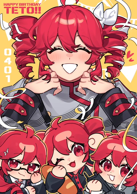 Happy birthday Teto!! i love you forever!! #重音テト誕生祭2026 #重音テト