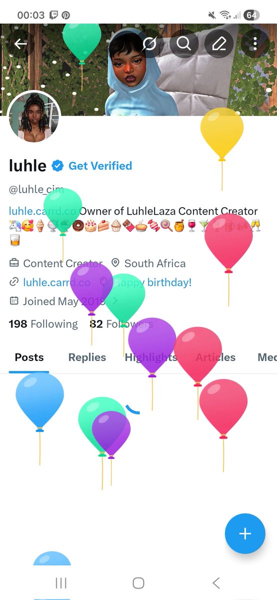 luhle_cim's tweet photo. Balloons 🎈 https://t.co/hGCFQ4USLk