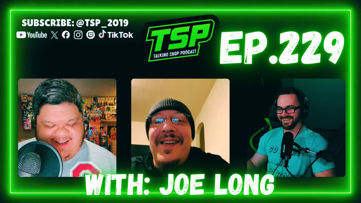 TSP_2019's tweet photo. 🚨TSP 229🚨

⭐️ Special Guest: @joelongdahn 

LIKE-SHARE-SUBSCRIBE 👍

YouTube: https://t.co/3fahyfUxNG

Spotify: https://t.co/3VLTR7ejCu

ApplePod: https://t.co/x70RRqHS9L

#podcast https://t.co/vKpi2Iawjc