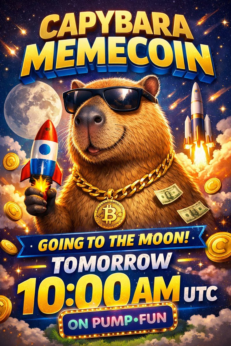 <a href="/100xAltcoinGems/">100x Altcoin Gems</a> Solid split, but that 5% high risk needs a winner. 🧢💨
Keep an eye on $CAPY—it’s launching tomorrow, April 1st. Perfect timing to catch a fresh entry before it takes off. Definitely the one to fill that moonshot slot!
TG: t.me/capybara345
Website: capybaratoken.fun.
