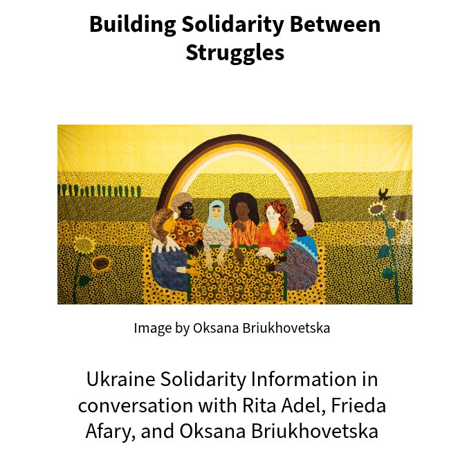 Ukraine Solidarity Information tweet media