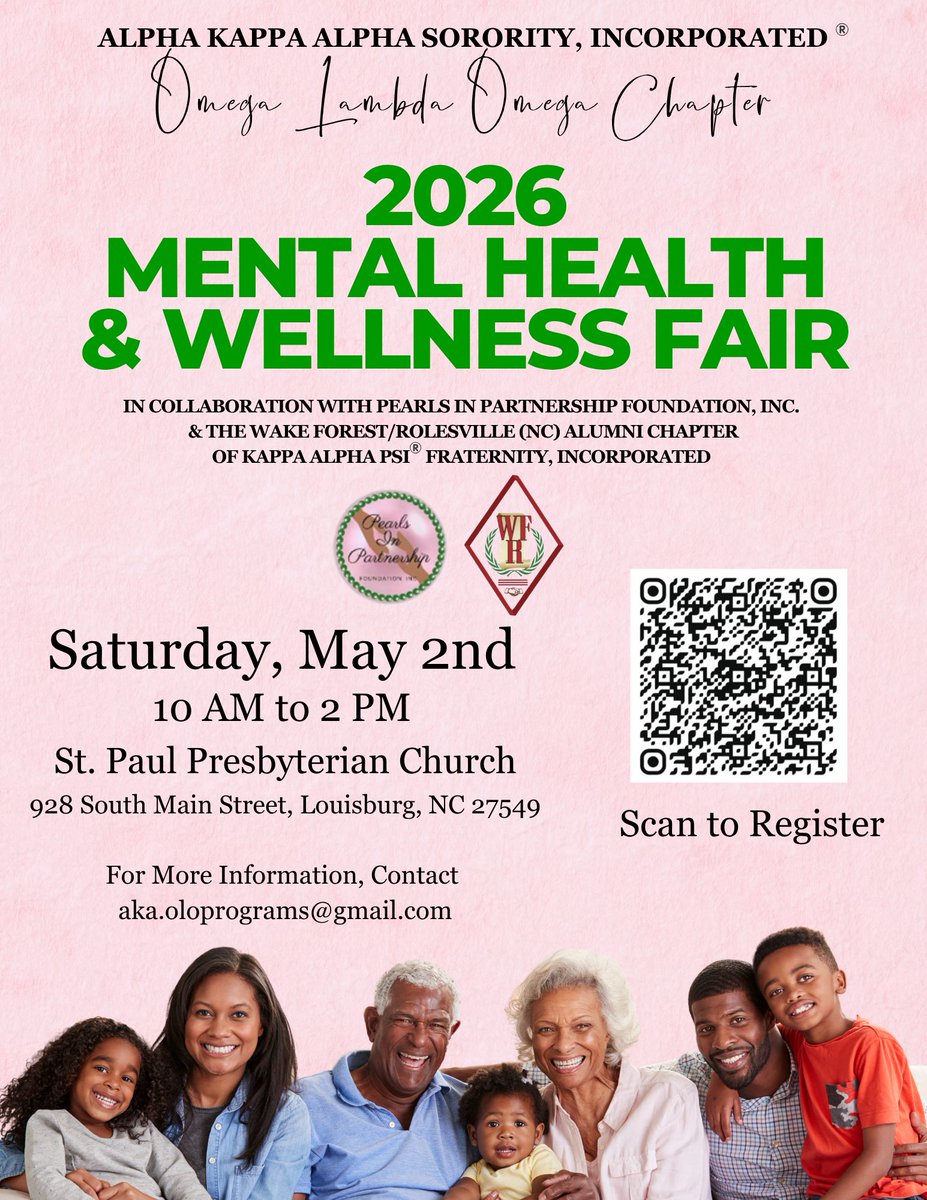 OLOofAKA's tweet photo. Now more than ever #MentalHealthMatters

Join us for our Mental Health &amp; Wellness Fair where you’ll have the opportunity to meet professionals in the field and learn more about resources available in our community.

Register using the QR code or this link: https://t.co/49o7dwQy1g https://t.co/kZsGKfcQyI