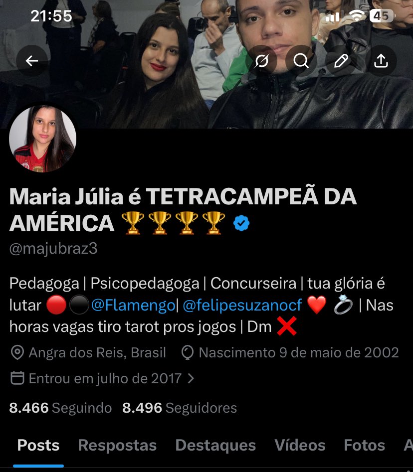 Maria Júlia é TETRACAMPEÃ DA AMÉRICA 🏆🏆🏆🏆 tweet media