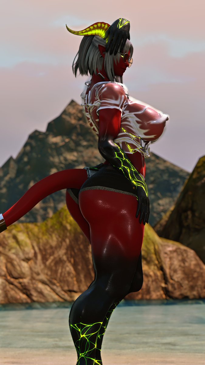 GothDragonSis's tweet photo. Space goat on the beach ! https://t.co/reiFjeb1zH