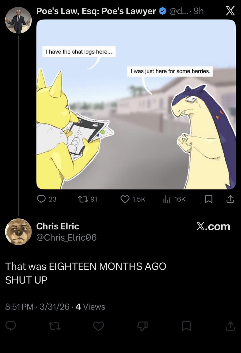 Poe's Law, Esq: Poe's Lawyer tweet media