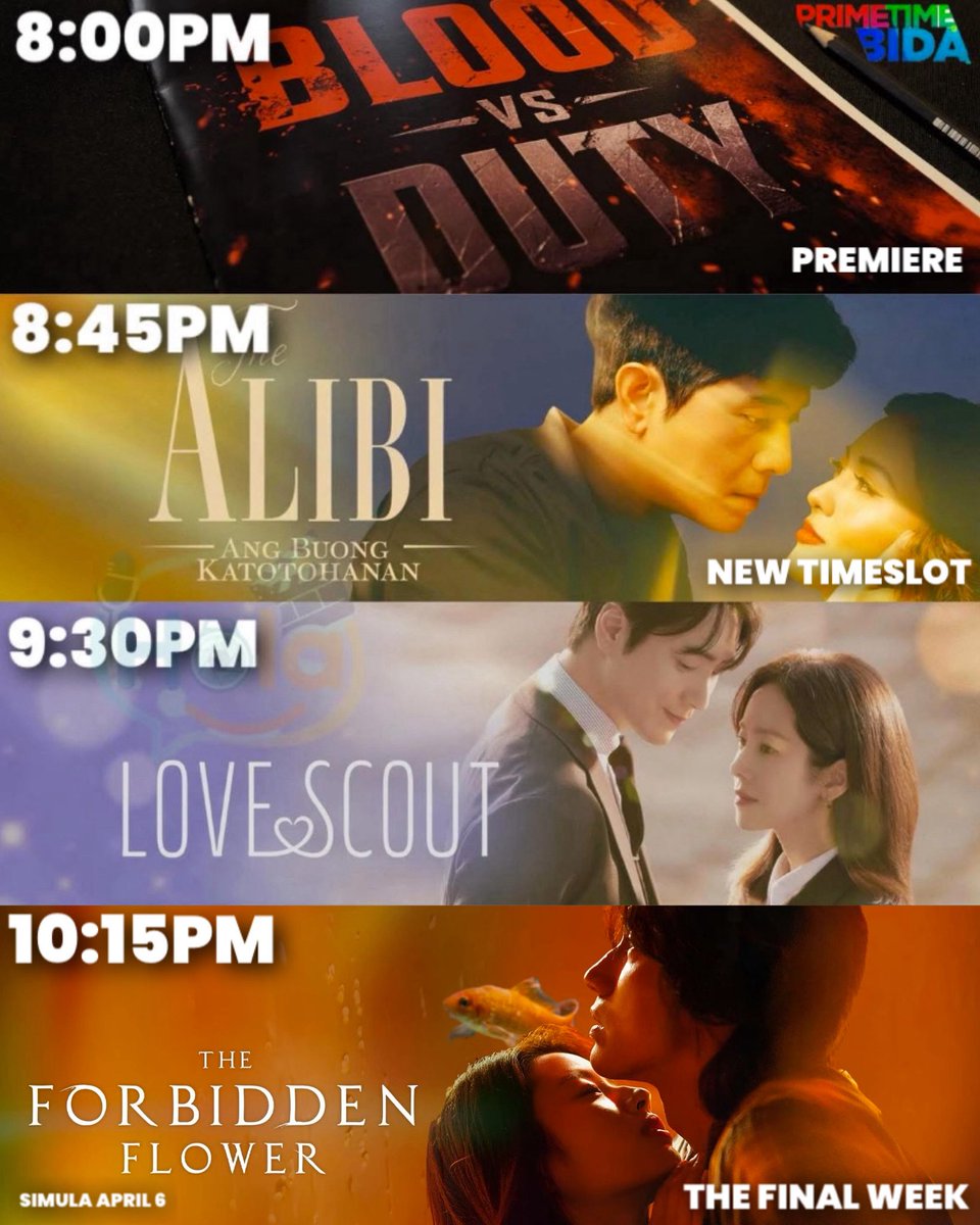 holaphofficial's tweet image. TV GUIDE | Sa pagsisimula ng Abril, bibida ang tensyon na magpapainit sa Summer mo sa bagong #PrimetimeBida!