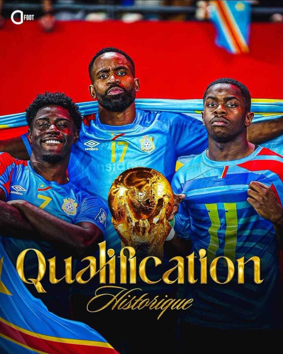 CleverMenji's tweet photo. Enfin la qualification à la coupe du monde, merci à nos léopards.

#congo #RDC #coupedumonde #léopards #Kinshasa https://t.co/A258Kf24pV