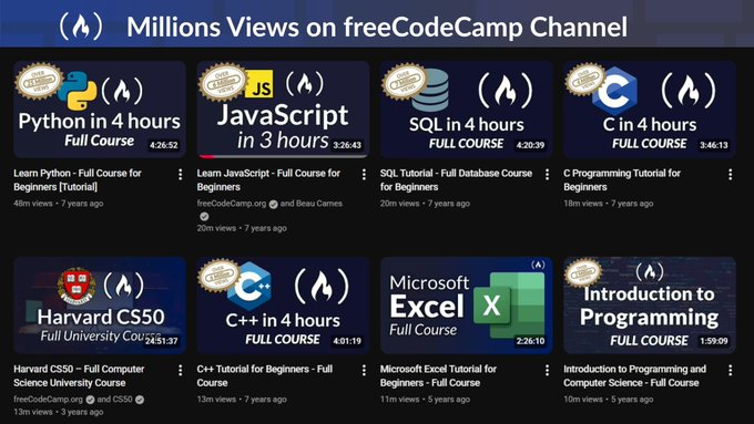 freeCodeCamp.org in Arabic tweet media