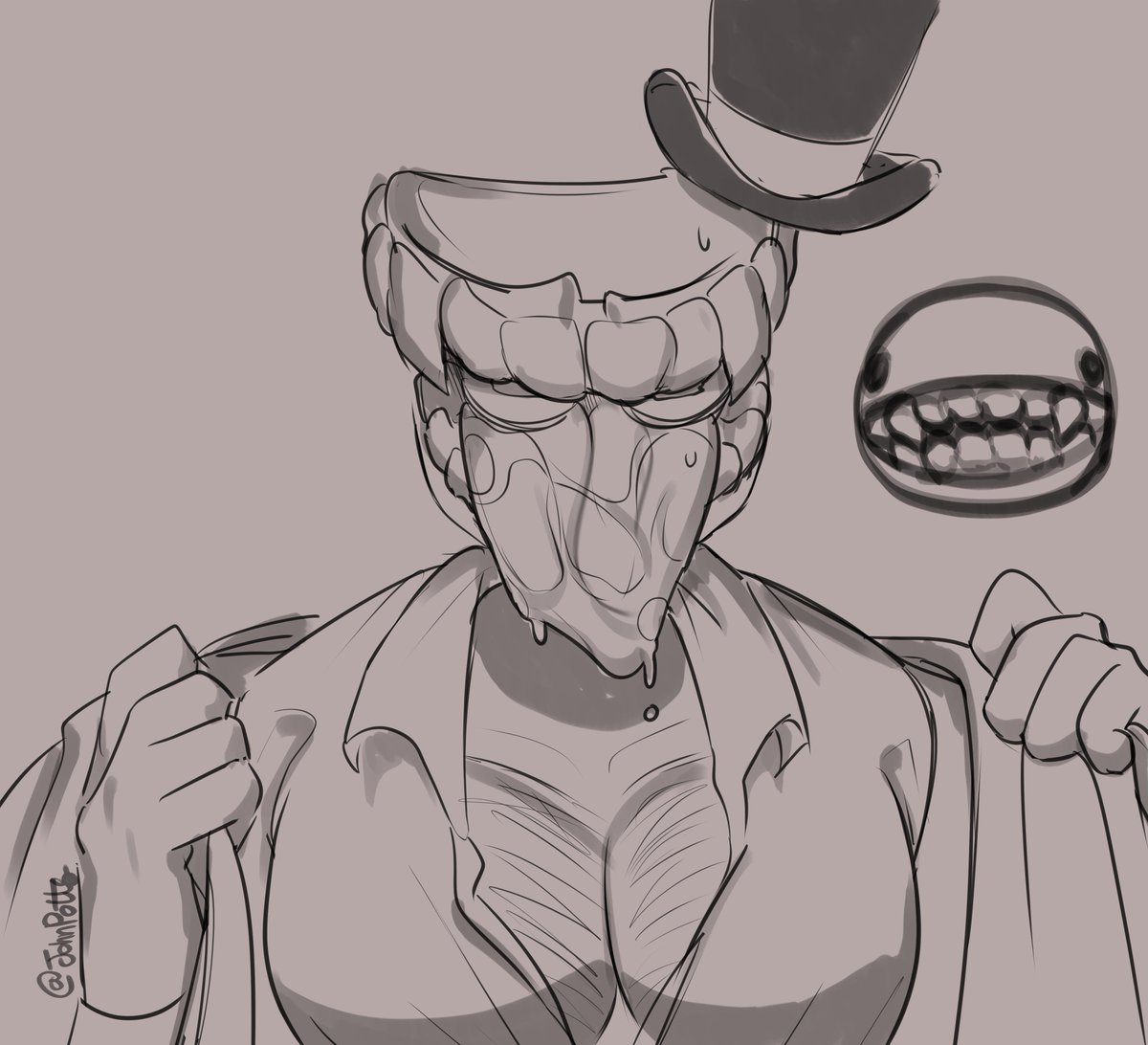 JohnAlphaf's tweet photo. dibujo rapidin ñamñam 

#TADC 
#Caine https://t.co/RaDJO6z76Y