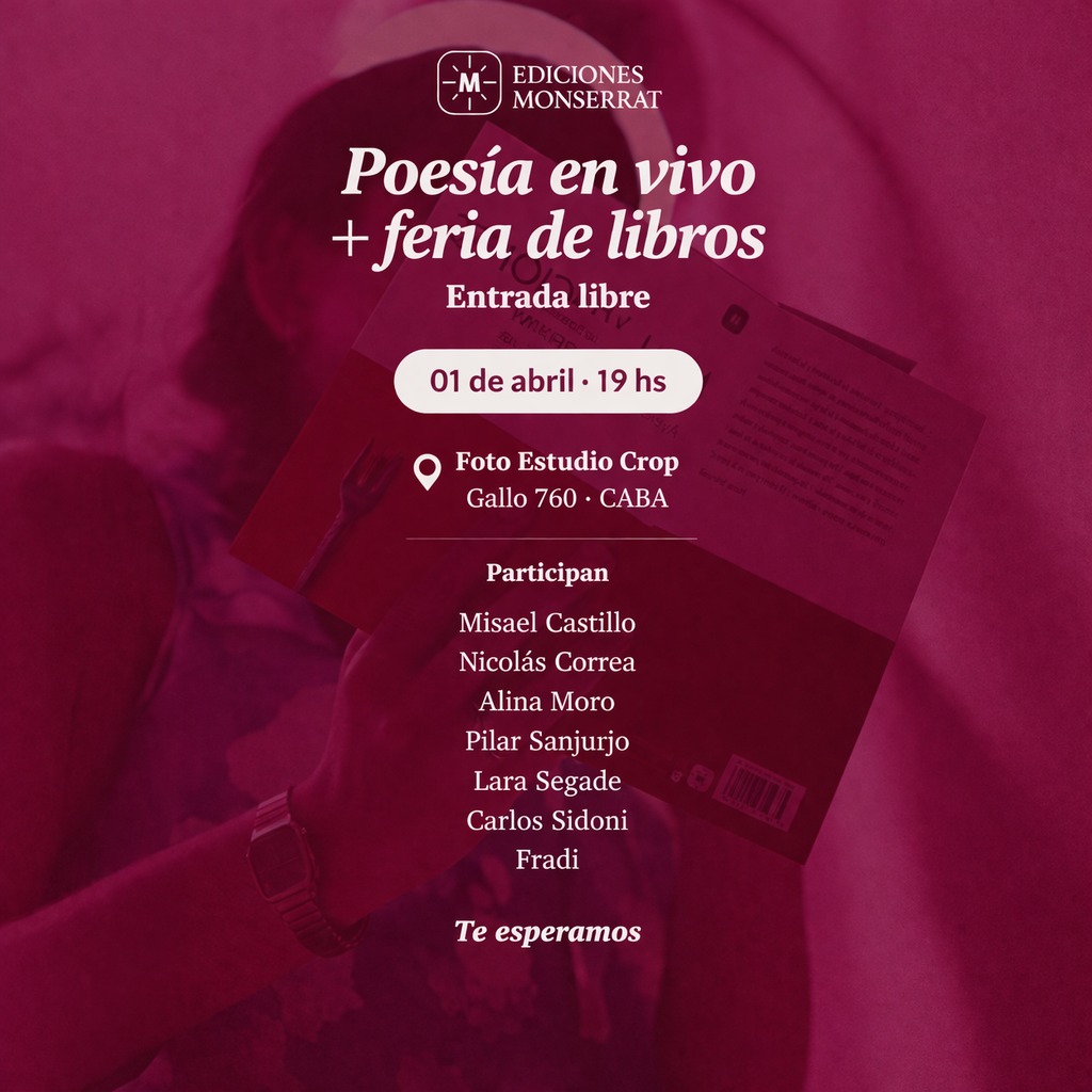 😍Mañana estamos en Foto Estudio Crop haciendo lo que más nos gusta.
📚Gallo 760 - CABA 
💥Entrada libre y gratuita