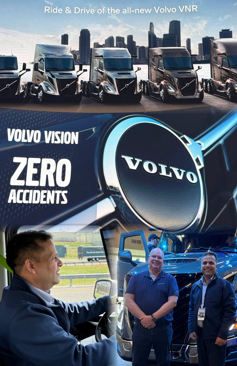 guptamanan's tweet photo. Attended the Volvo Trucks VNR Ride & Drive event at the Volvo Customer Center. Also got the opportunity to tour the expanded New River Valley Truck Plant in Dublin, VA. @VolvoTrucksNA 

The latest VNR delivers excellent fuel efficiency, advanced safety systems, and outstanding driver comfort. A strong option for fleets looking to upgrade.  

#VolvoTrucks #AllNewVolvoVNR