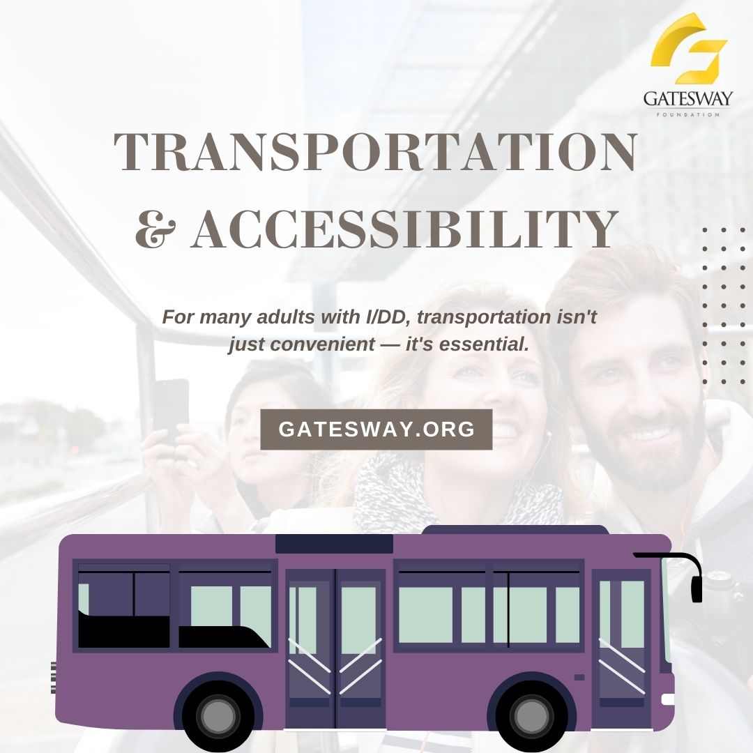 Getting There! 🚐 

Medical, employment, day program &amp; community access transportation. 

Why? Transportation = independence, access, opportunity, inclusion! 

Without it, can't participate. With it, possibilities open! 💙 

#Gatesway #Transportation #IDD