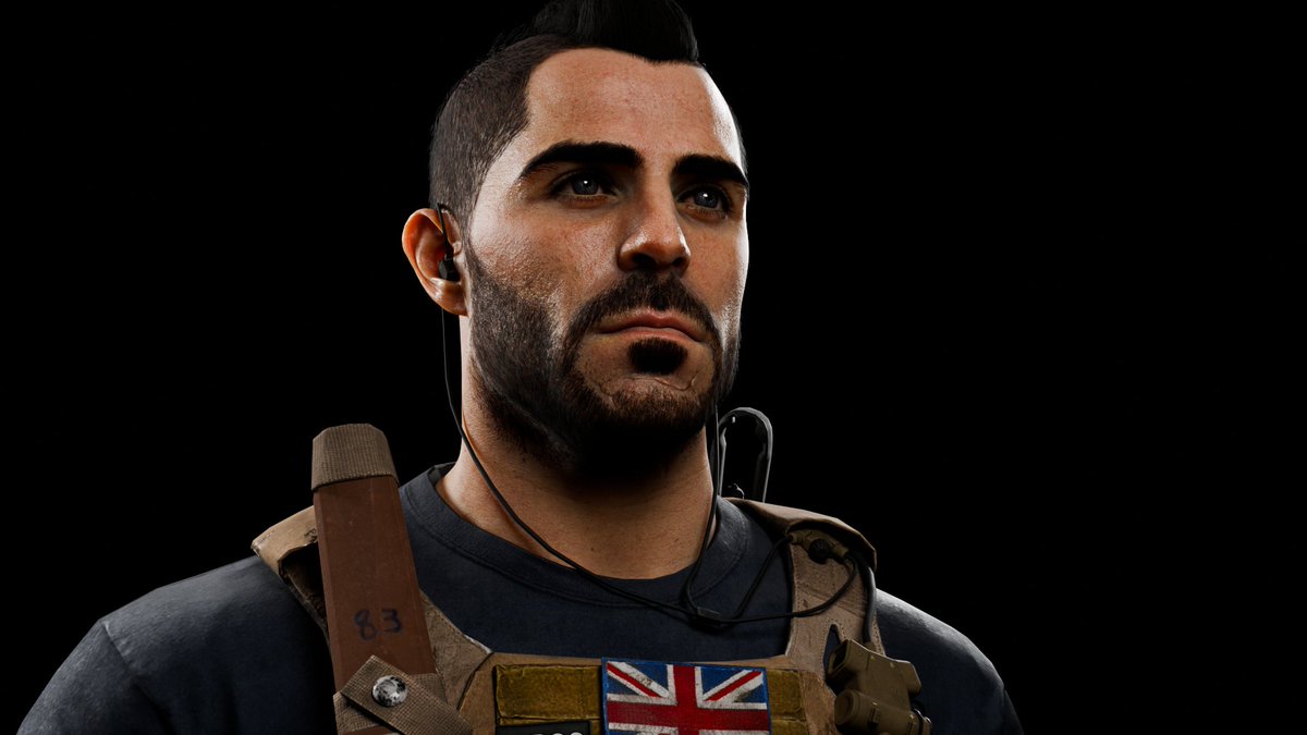 _WhiteBirdie_'s tweet photo. First test render - low angle to hide my inability to pose (I'll learn).I'm far from done but I'm proud of how much I've learned in the past few months of learning Blender (and 2 weeks working with the CoD Models). There is more to come...
#johnsoapmactavish #codfanart #blender3D https://t.co/dSwh0MG0ZH
